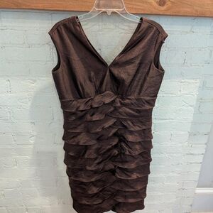 Jessica Howard Women's Brown Work Dress